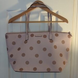 Kate spade XL Glitter Polka Dot Tote Bag